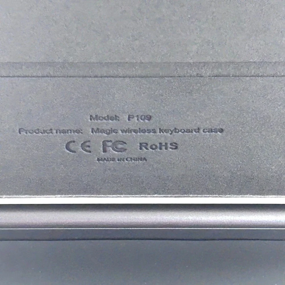 Magic Wireless keyboard Case 10.9 P109 Grey Keyboard Skin Clear Cover - No Cable